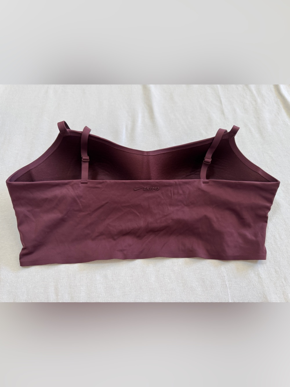 Nike SKIMS Matte Scoop Tank Top Women’s 4X Burgundy Dri-FIT - Picture 4 of 7